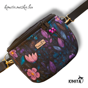 Levél mintás crossbody táska - táska & tok - kézitáska & válltáska - vállon átvethető táska - Meska.hu