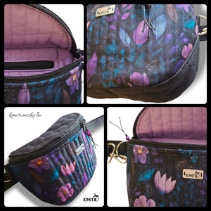 Levél mintás crossbody táska - táska & tok - kézitáska & válltáska - vállon átvethető táska - Meska.hu