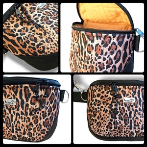 Leopárd mintás crossbody táska - táska & tok - kézitáska & válltáska - vállon átvethető táska - Meska.hu