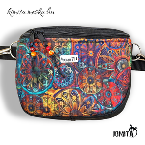 Mandalás crossbody táska - táska & tok - kézitáska & válltáska - vállon átvethető táska - Meska.hu