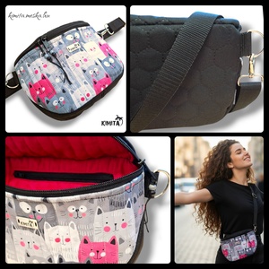 Cicás crossbody táska - táska & tok - kézitáska & válltáska - vállon átvethető táska - Meska.hu