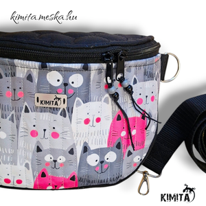 Cicás crossbody táska - táska & tok - kézitáska & válltáska - vállon átvethető táska - Meska.hu