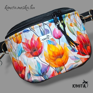 Virágok crossbody táska - Meska.hu