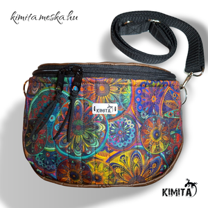 Mandalás crossbody táska - táska & tok - kézitáska & válltáska - vállon átvethető táska - Meska.hu