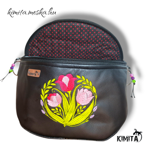 Himzett crossbody táska - táska & tok - kézitáska & válltáska - vállon átvethető táska - Meska.hu