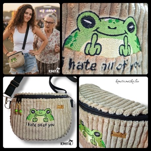 Békás crossbody táska - táska & tok - kézitáska & válltáska - vállon átvethető táska - Meska.hu