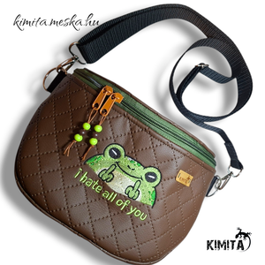Békás crossbody táska - táska & tok - kézitáska & válltáska - vállon átvethető táska - Meska.hu