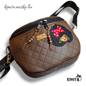 Afro hairstyl crossbody táska - táska & tok - kézitáska & válltáska - vállon átvethető táska - Meska.hu