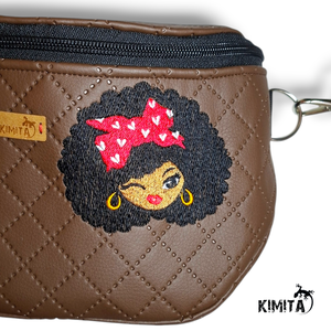 Afro hairstyl crossbody táska - Meska.hu