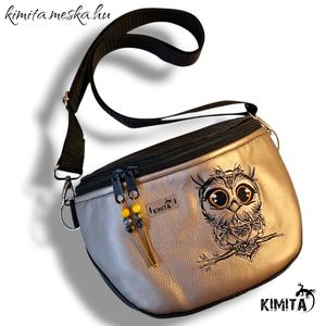 crossbody táska-bagoly - táska & tok - kézitáska & válltáska - vállon átvethető táska - Meska.hu