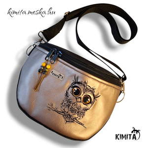 crossbody táska-bagoly - táska & tok - kézitáska & válltáska - vállon átvethető táska - Meska.hu
