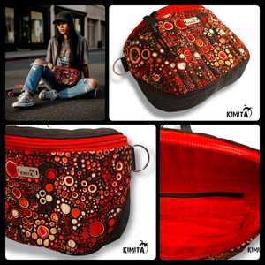 Buborék mintás crossbody táska - táska & tok - kézitáska & válltáska - vállon átvethető táska - Meska.hu