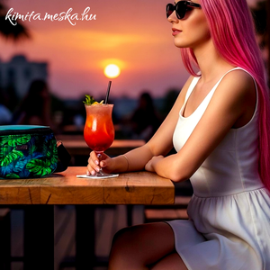 Levél mintás crossbody táska - Meska.hu