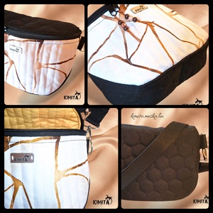 Márványos crossbody táska - táska & tok - kézitáska & válltáska - vállon átvethető táska - Meska.hu