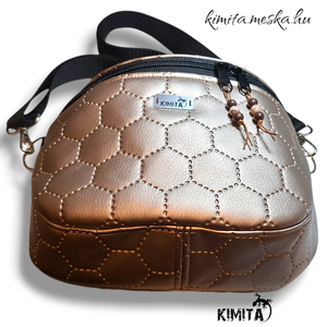 crossbody táska-arany - táska & tok - kézitáska & válltáska - vállon átvethető táska - Meska.hu
