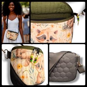 Mosómacis crossbody táska - táska & tok - kézitáska & válltáska - vállon átvethető táska - Meska.hu