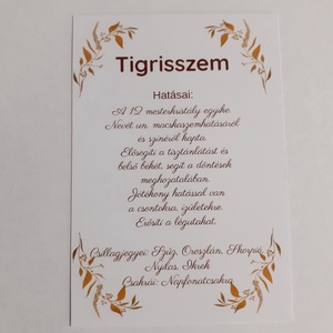 Matt tigrisszem ásvány karkötő - ékszer - karkötő - gyöngyös karkötő - Meska.hu