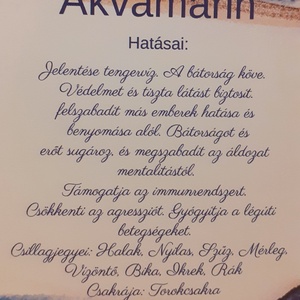 Akvamarin nugget ásvány karkötő - ékszer - karkötő - gyöngyös karkötő - Meska.hu