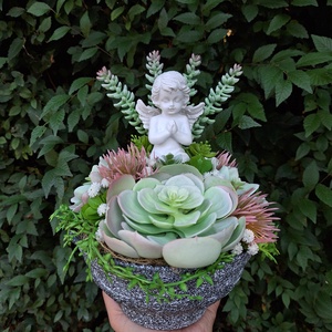 Különleges,tartós sírdísz angyalkával - otthon & életmód - vallás - temetkezési tárgy - sírdísz, kegyeleti dísz - Meska.hu Különleges,tartós sírdísz angyalkával - otthon & életmód - vallás - temetkezési tárgy - sírdísz, kegyeleti dísz - Meska.hu