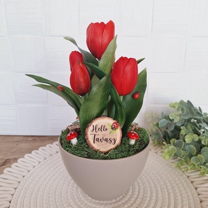 Katicás tavaszi dekoráció - Meska.hu