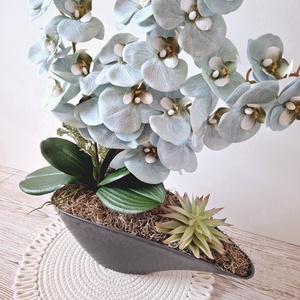 Különleges orchidea dekoráció  - otthon & életmód - dekoráció - asztal és polc dekoráció - asztaldísz - Meska.hu