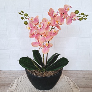 Két szálas élethű orchidea dekoráció II. - Meska.hu