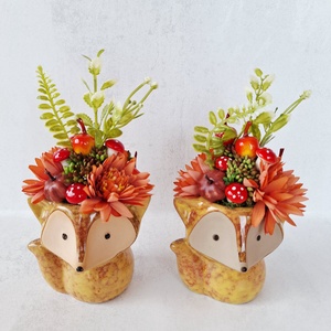 Cuki őszi dekoráció rókás kaspóban - otthon & életmód - dekoráció - asztal és polc dekoráció - asztaldísz - Meska.hu Cuki őszi dekoráció rókás kaspóban - otthon & életmód - dekoráció - asztal és polc dekoráció - asztaldísz - Meska.hu