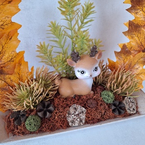 Ledes őszi dekoráció szarvassal - otthon & életmód - dekoráció - asztal és polc dekoráció - asztaldísz - Meska.hu Ledes őszi dekoráció szarvassal - otthon & életmód - dekoráció - asztal és polc dekoráció - asztaldísz - Meska.hu