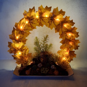 Ledes őszi dekoráció sünivel - otthon & életmód - dekoráció - asztal és polc dekoráció - asztaldísz - Meska.hu Ledes őszi dekoráció sünivel - otthon & életmód - dekoráció - asztal és polc dekoráció - asztaldísz - Meska.hu