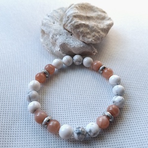 Howlit- Holdkő ásvány karkötő - ékszer - karkötő - gyöngyös karkötő - Meska.hu Howlit- Holdkő ásvány karkötő - ékszer - karkötő - gyöngyös karkötő - Meska.hu