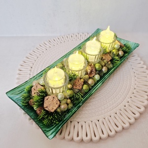 Adventi asztaldísz ledes mécsesekkel - karácsony - adventi díszek - adventi asztaldísz - Meska.hu Adventi asztaldísz ledes mécsesekkel - karácsony - adventi díszek - adventi asztaldísz - Meska.hu