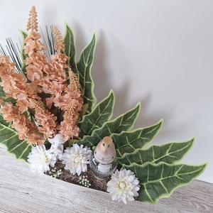 Nagy méretű sírdísz mécsessel - otthon & életmód - vallás - temetkezési tárgy - temetői gyertyák, mécsesek - Meska.hu