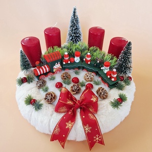 Ledes adventi koszorú - Meska.hu