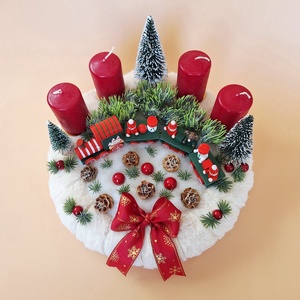 Ledes adventi koszorú - karácsony - adventi díszek - adventi koszorú - Meska.hu Ledes adventi koszorú - karácsony - adventi díszek - adventi koszorú - Meska.hu