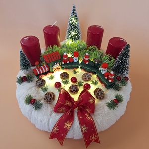 Ledes adventi koszorú - karácsony - adventi díszek - adventi koszorú - Meska.hu Ledes adventi koszorú - karácsony - adventi díszek - adventi koszorú - Meska.hu