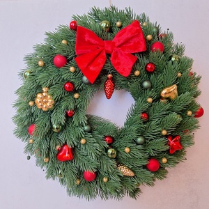 Ledes karácsonyi ajtódísz - Meska.hu