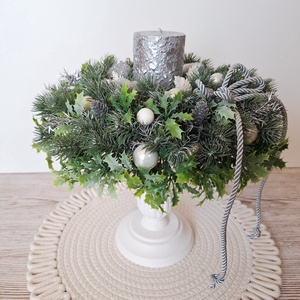 Talpas ünnepi asztaldísz - karácsony - adventi díszek - adventi gyertyadíszek és koszorúdíszek - Meska.hu