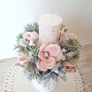 Talpas ünnepi asztaldísz II. - karácsony - karácsonyi lakásdekoráció - ünnepi asztaldekoráció - Meska.hu