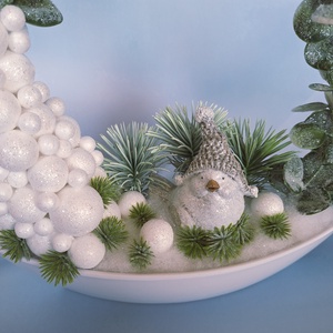 Ledes téli dekoráció II. - karácsony - karácsonyi lakásdekoráció - karácsonyi fénydekoráció - Meska.hu