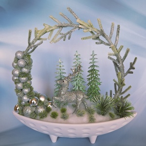 Ledes téli dekoráció III. - karácsony - karácsonyi lakásdekoráció - karácsonyi fénydekoráció - Meska.hu