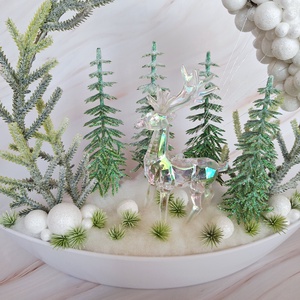 Ledes téli dekoráció IV. - karácsony - karácsonyi lakásdekoráció - karácsonyi fénydekoráció - Meska.hu