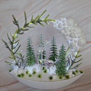 Ledes téli dekoráció IV. - karácsony - karácsonyi lakásdekoráció - karácsonyi fénydekoráció - Meska.hu