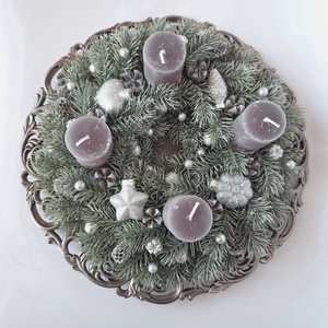 Adventi koszorú III. - karácsony - adventi díszek - adventi koszorú - Meska.hu
