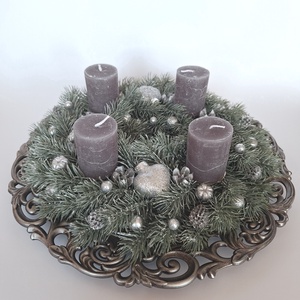 Adventi koszorú III. - karácsony - adventi díszek - adventi koszorú - Meska.hu