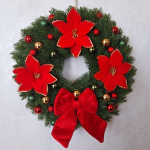 Ledes karácsonyi ajtódísz - Meska.hu