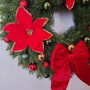 Ledes karácsonyi ajtódísz - karácsony - karácsonyi lakásdekoráció - karácsonyi ajtódíszek - Meska.hu