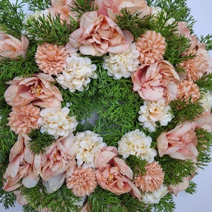 Csupa virágos ajtódísz - otthon & életmód - dekoráció - ajtó- és ablak dekoráció - ajtódísz & kopogtató - Meska.hu