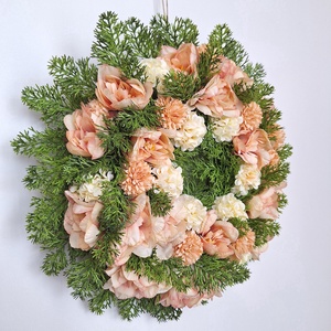 Csupa virágos ajtódísz - otthon & életmód - dekoráció - ajtó- és ablak dekoráció - ajtódísz & kopogtató - Meska.hu