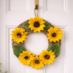 Napraforgós ajtó- és fali dekoráció, Otthon & Életmód, Dekoráció, Ajtó- és ablak dekoráció, Ajtódísz & Kopogtató, , MESKA
