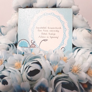  Babaköszöntő virágbox-fiúnak - otthon & életmód - virágdekoráció - virágok - virágbox - Meska.hu